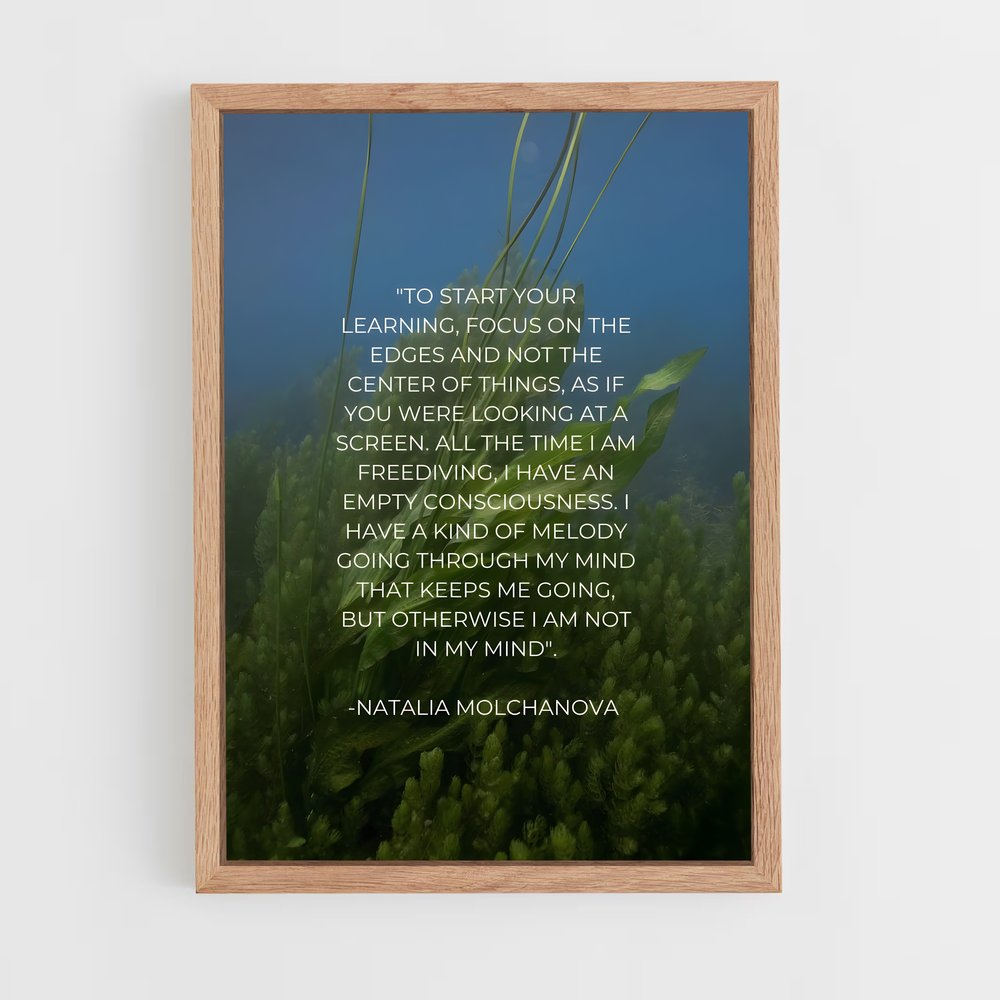 Poster Profondeur Éternelle – affiche Plongée en apnée (vue 4)